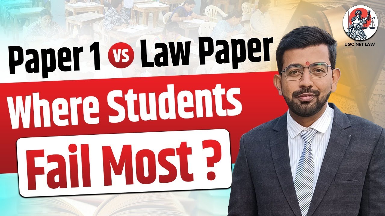 UGC NET Paper 1 VS Paper 2 LAW | Where Student Fails Most???