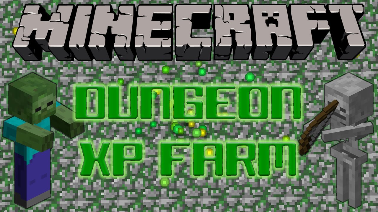 Туториал по ферме опыта в данже Minecraft