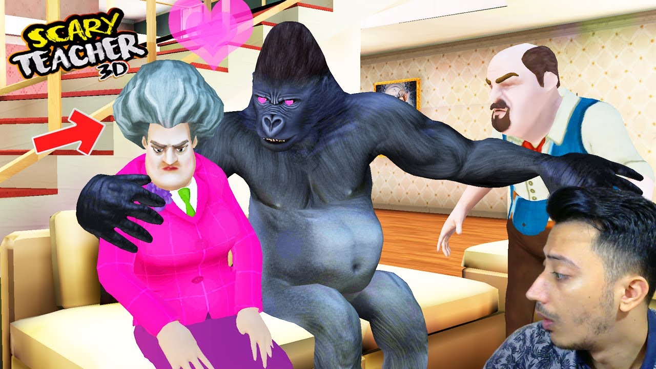 SCARY TEACHER'IN EVİNE GORİL SALDIRDI VE ONA AŞIK OLDU (YENİ BÖLÜMLER)