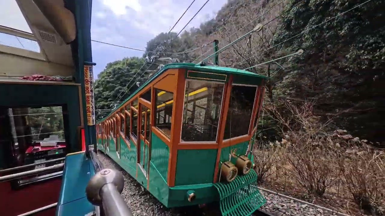 六甲山纜車上行