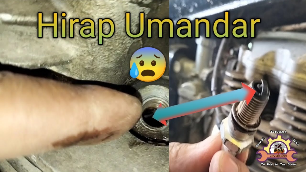 Bakit basa ng gas ang sparkplug ng aking motor?