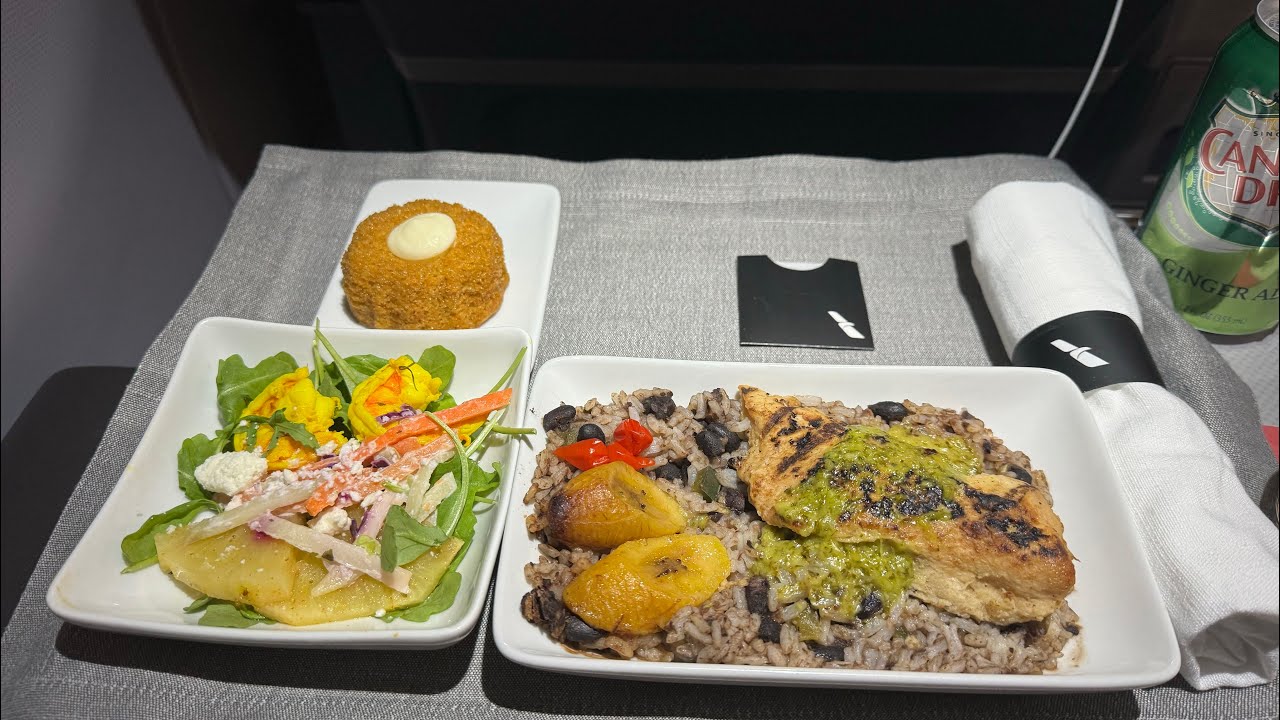 Meal Monday's - American Airlines Meal Service DFW-MIA First Class