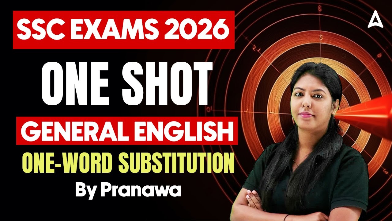 SSC Exams 2026 | One Shot Session | General English | OWS | By Pranawa Ma'am