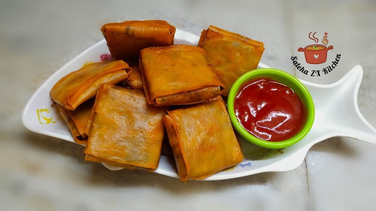CHINESE CHICKEN POCKET SAMOSA | VEG BOX PATTIES RECIPE❤️RAMADAN SPECIAL CHINESE SAMOSA RECIPE