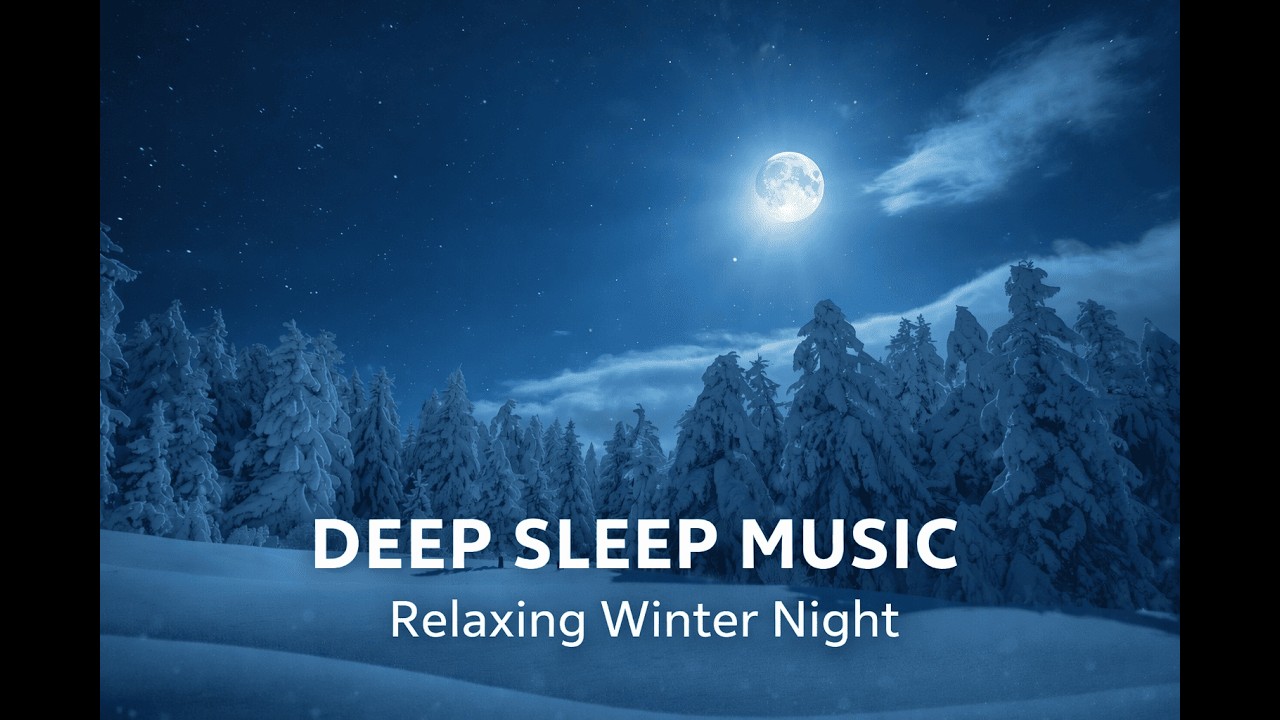 DEEP SLEEP MUSIC ❄️ Winter Night Serenity