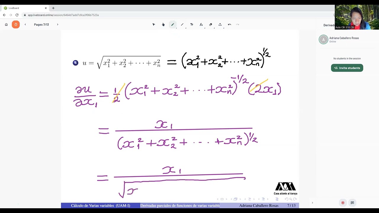 Derivadas de funciones de varias variables