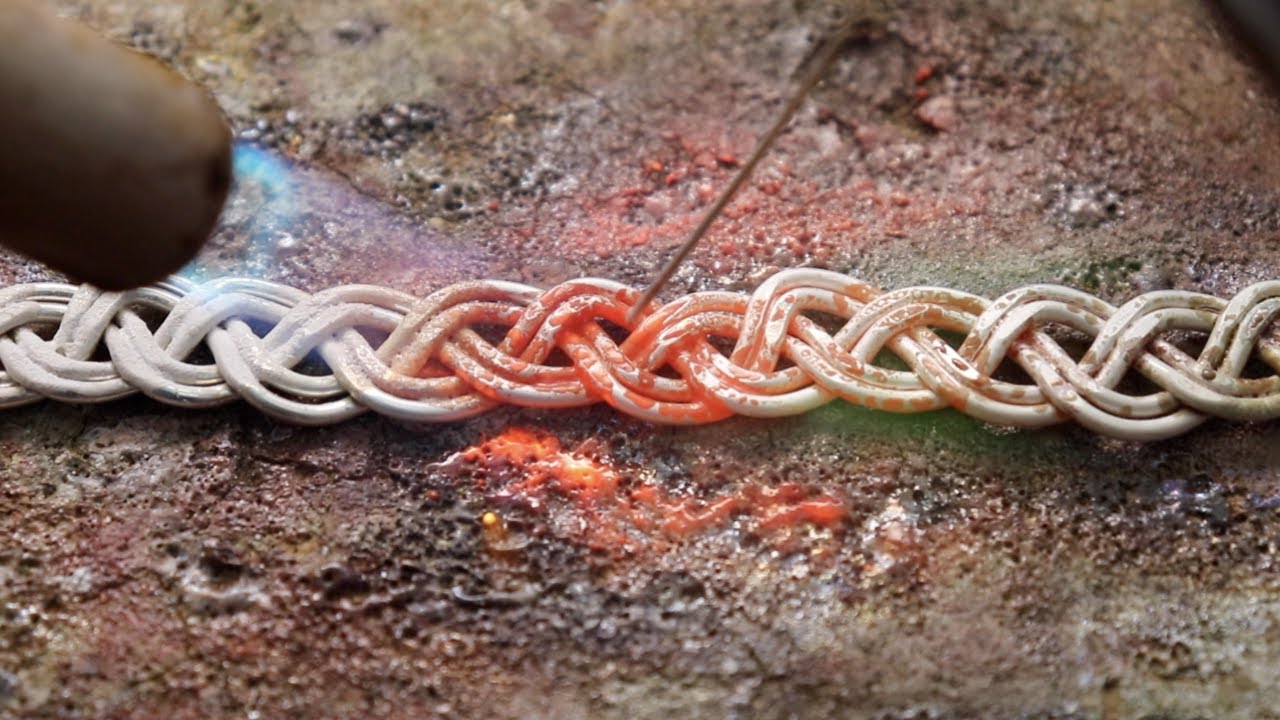 Making Silver Cuff Bracelet