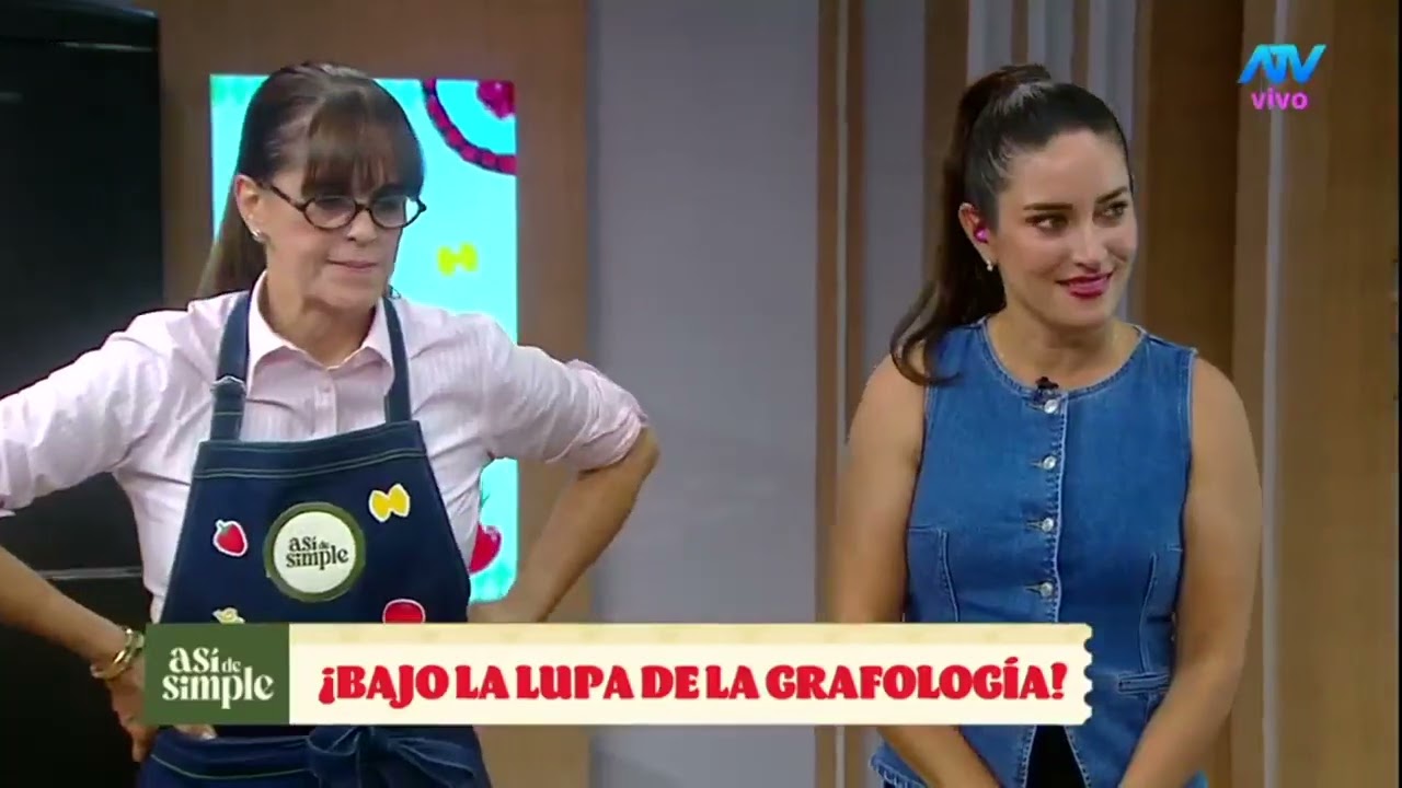✍️ ¿Tu letra revela cómo eres? En Así de Simple lo descubrimos en vivo