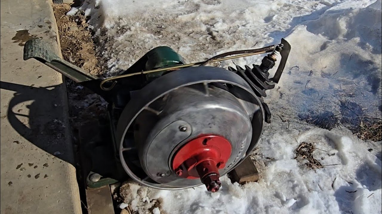 Двигатель для стиральной машины Maytag Model 92 Multi-Motor 2-тактный, 1937 года выпуска.