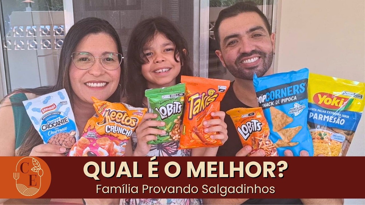EXPERIMENTAMOS SALGADINHOS DIFERENTES | Novidades do Mercado! Vale a Pena?