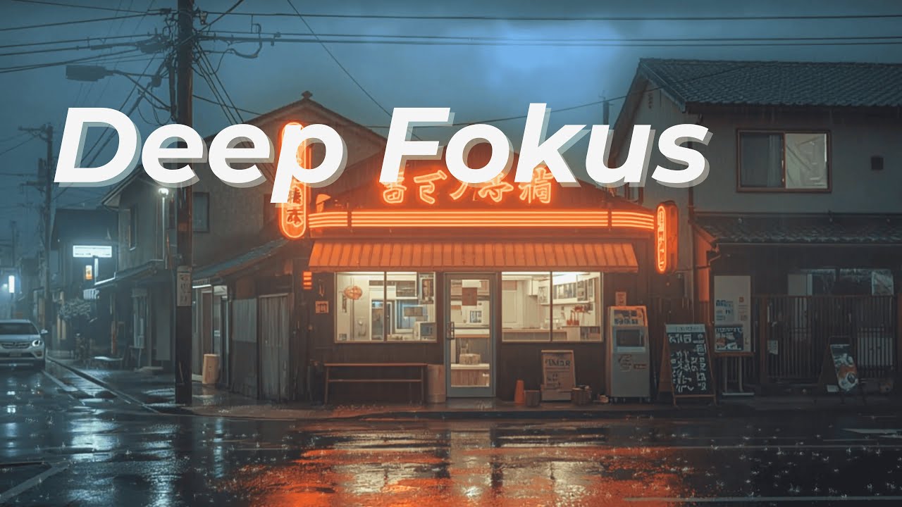 Deep Focus Lofi 🌧️ Rainy Window 90’s Beats