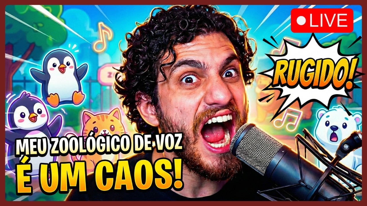 🔴 DUBLANDO OS ANIMAIS NO MYVOICEZOO! (Perdi a dignidade)