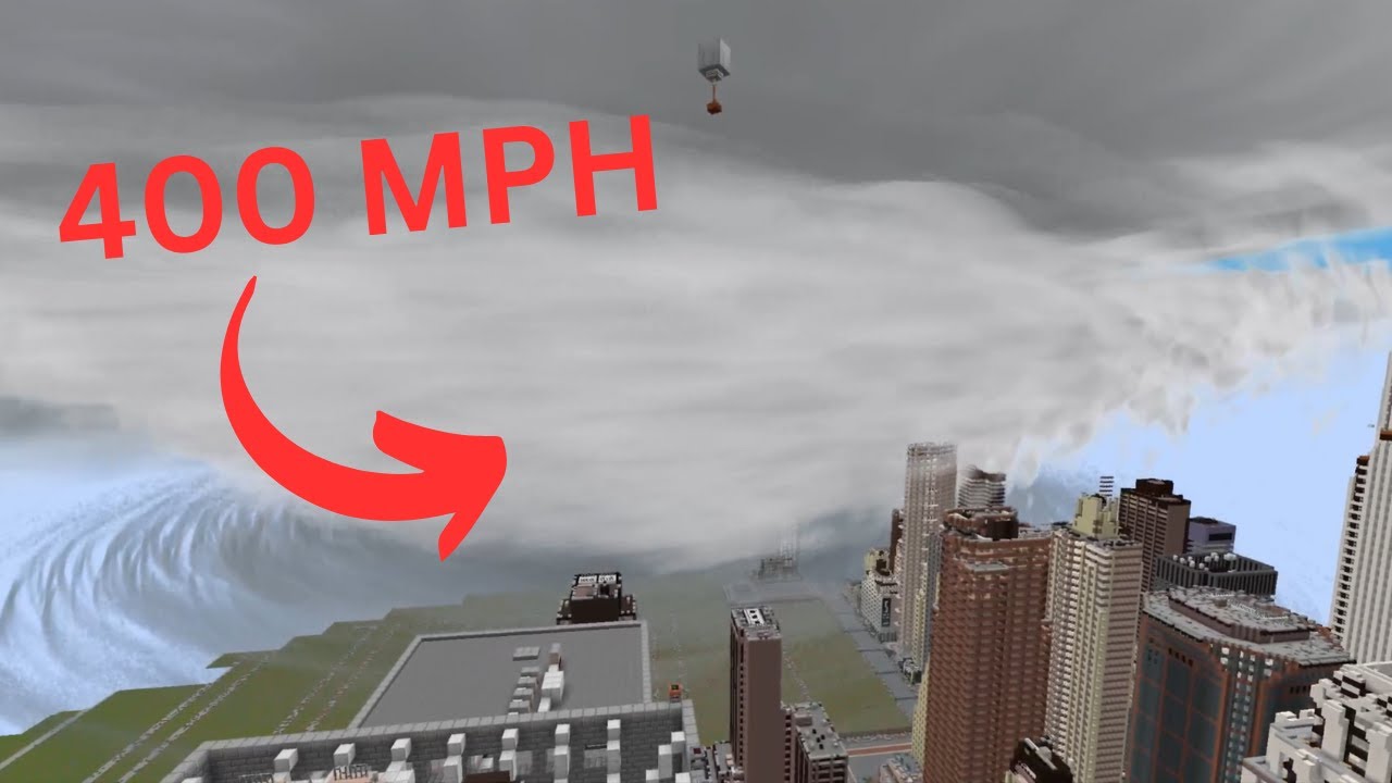 Minecraft Tornado Mod: NYC Didn’t Stand a Chance…