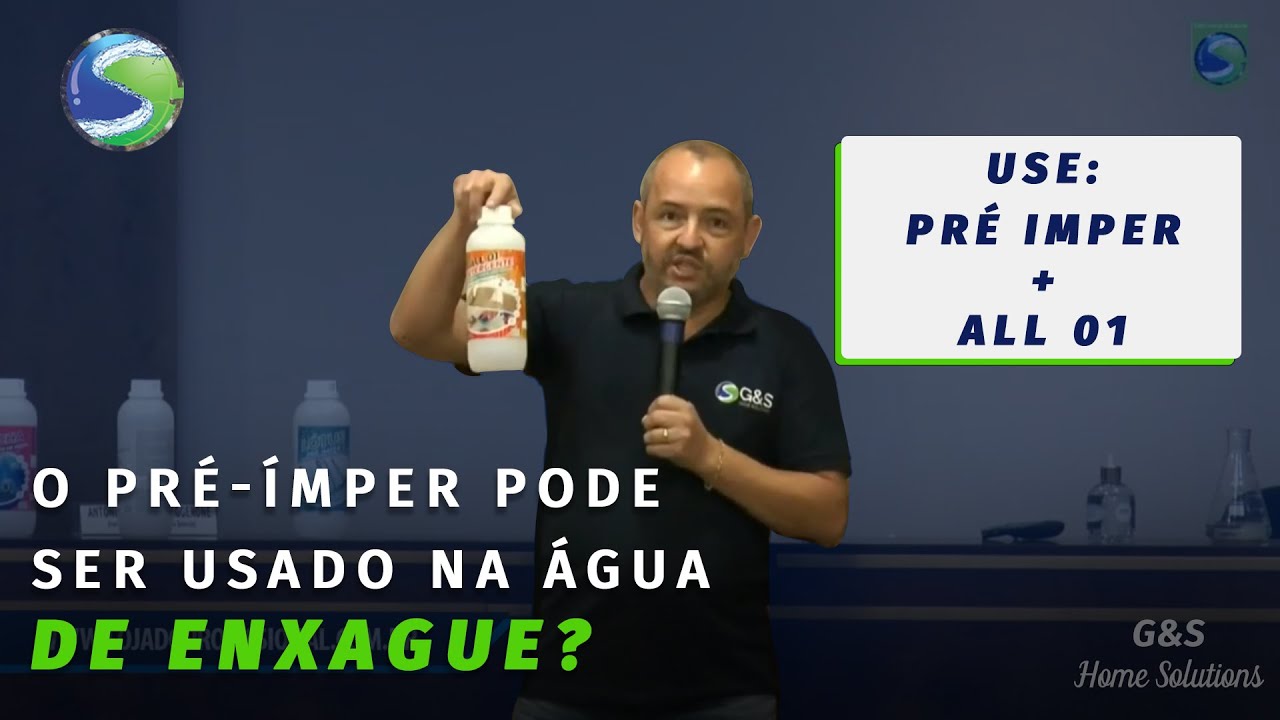 O Pré - Ímper pode ser usado na água  de enxague ?