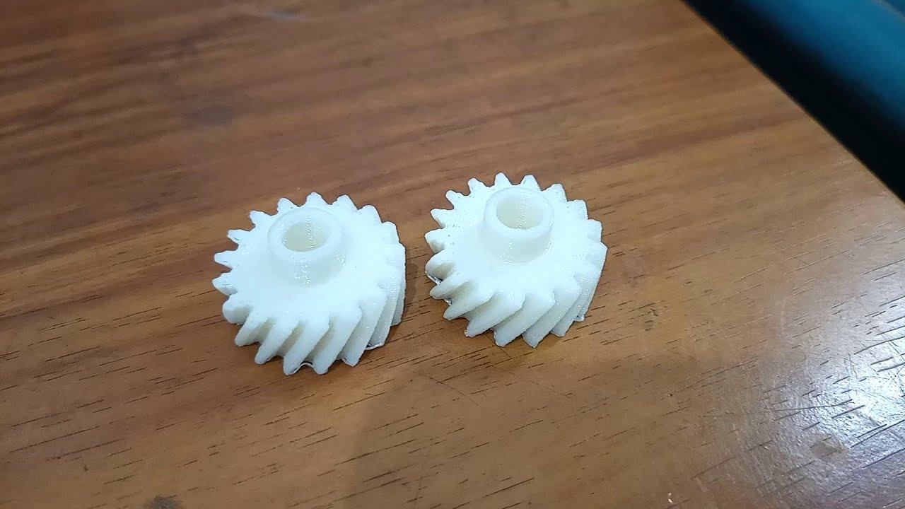 Fusion 360 , Helical Gear designing and printing with ABS