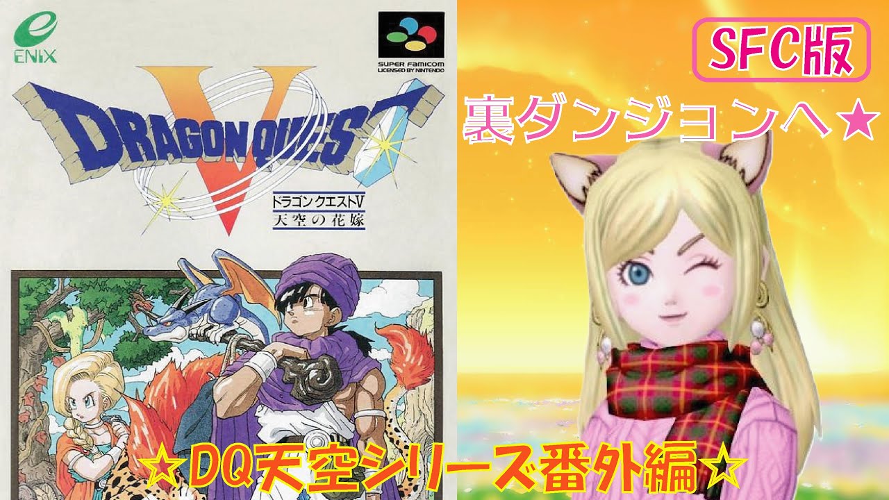 【SFC版ドラクエⅤ】⑥DQ天空シリーズ番外編❣️裏ダンジョン攻略へ✨ ＃ドラクエⅤ ＃えれえれらいぶ
