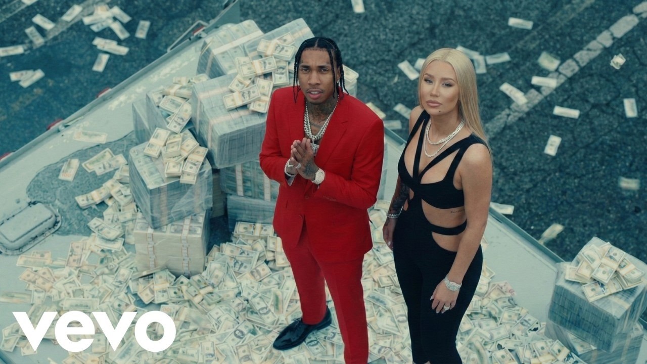 Iggy Azalea ft. Tyga - Red Lip, Gold Rims | Fanmade AI Lyrical Music Video |