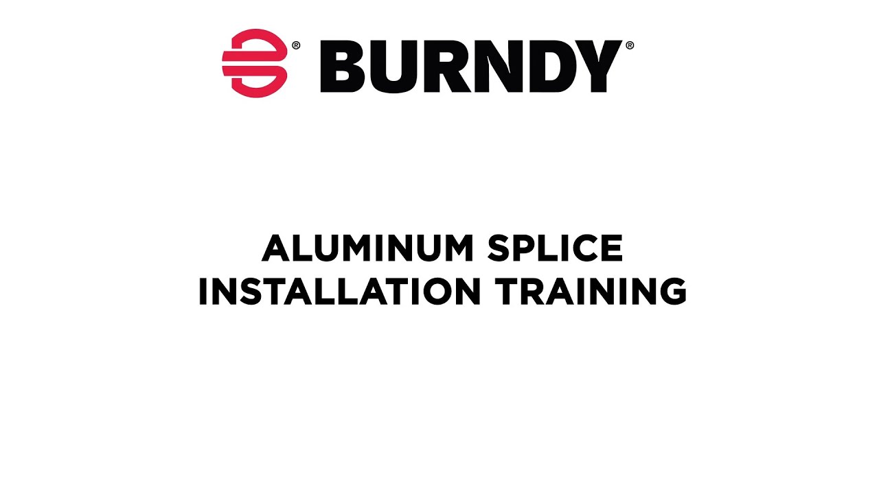 Aluminum Splice Installation Video