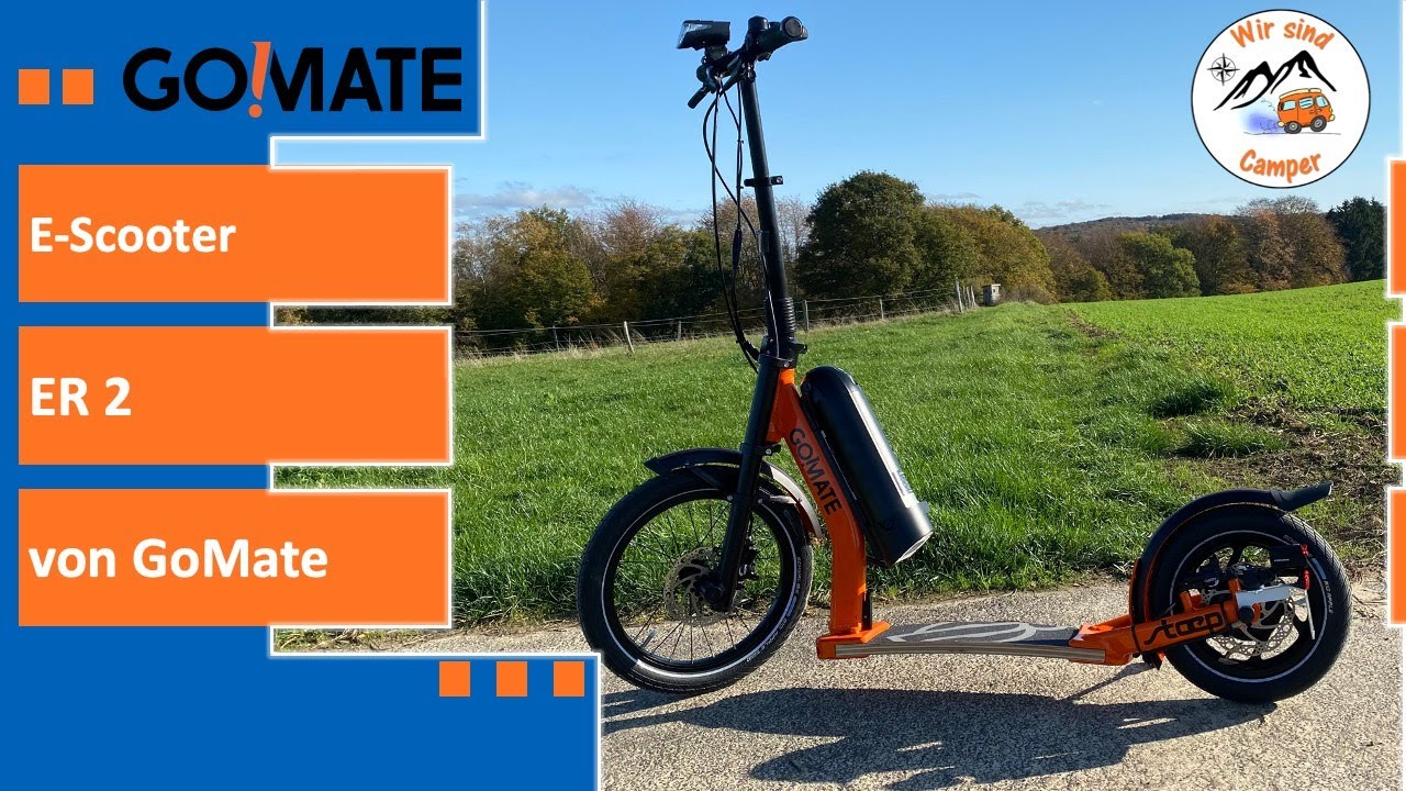 E-Scooter Made in Germany | GoMate ER 2 | perfekt für Camper