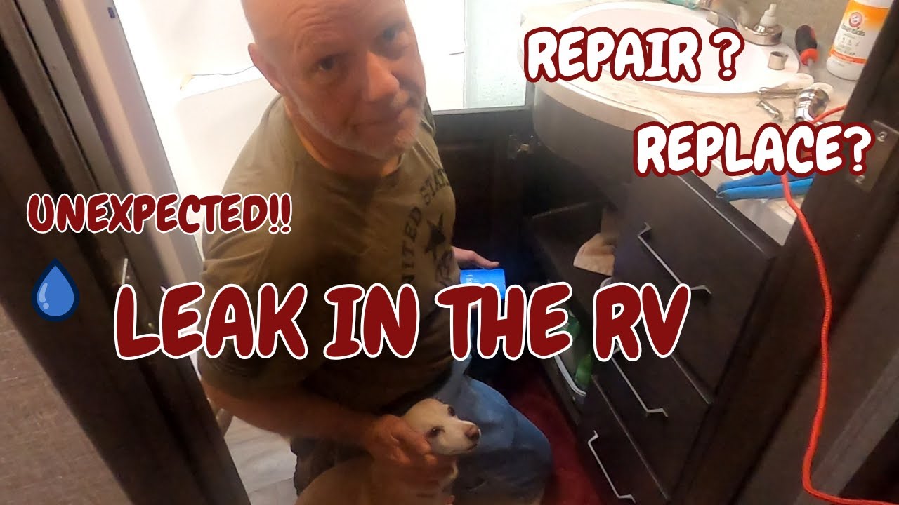 RV LEAK TURNS INTO A BIG WIN! | RV Bathroom Sink Repair, #fulltimerv, #rvmods, #rvrepair