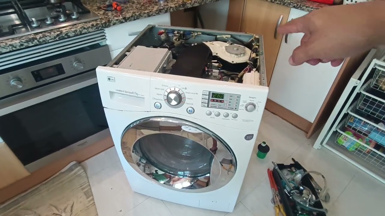 Manutenção preventiva lava e seca LG. 
