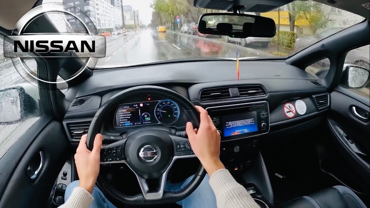 2019 Nissan Leaf Electric 150 hp (40 kWh) | POV Test Drive | Review | by AutoPOV