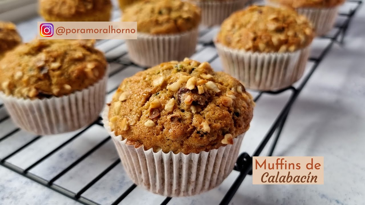 Muffins de zucchini (calabacin) - fácil y rapido