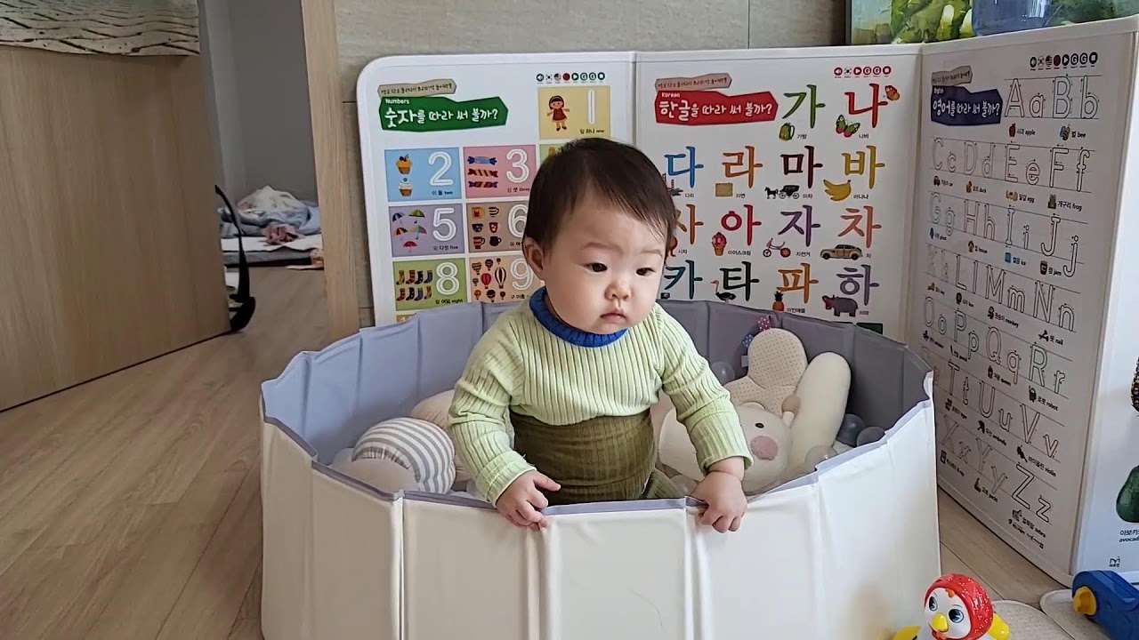 Двоюродный брат Юнджи здесь!🩷 #koreanbabyvlog #koreankid
