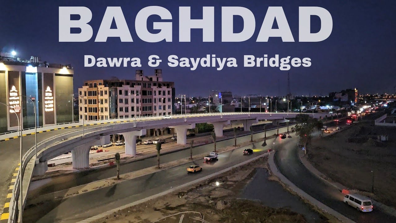 Baghdad, Dawra and Saydiya Bridges, Bike Ride | Iraq 2024