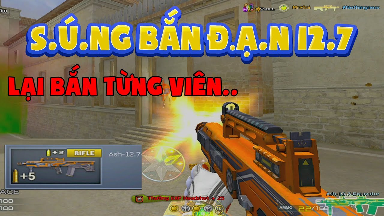 ► Bình luận Đột Kích - Ash 12.7 - Từng viên đau như ong chích .. - Tú Lê
