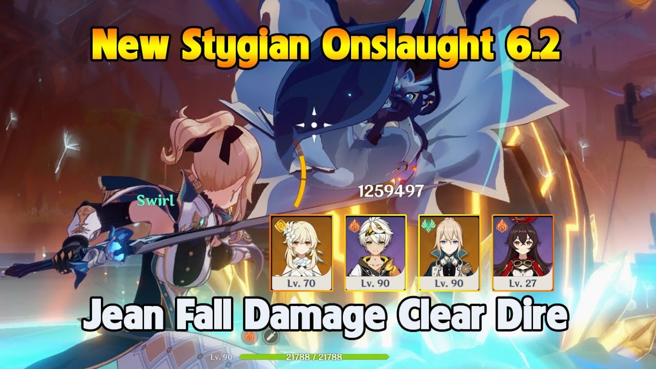 New Stygian Onslaught 6.2 Jean Fall Damage Clear Dire