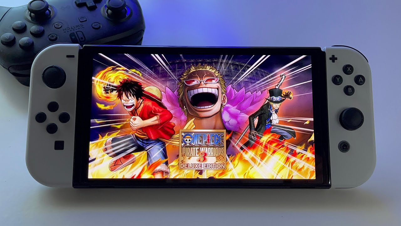 ONE PIECE Pirate Warriors 3 Deluxe Edition - REVIEW | Switch OLED handheld gameplay