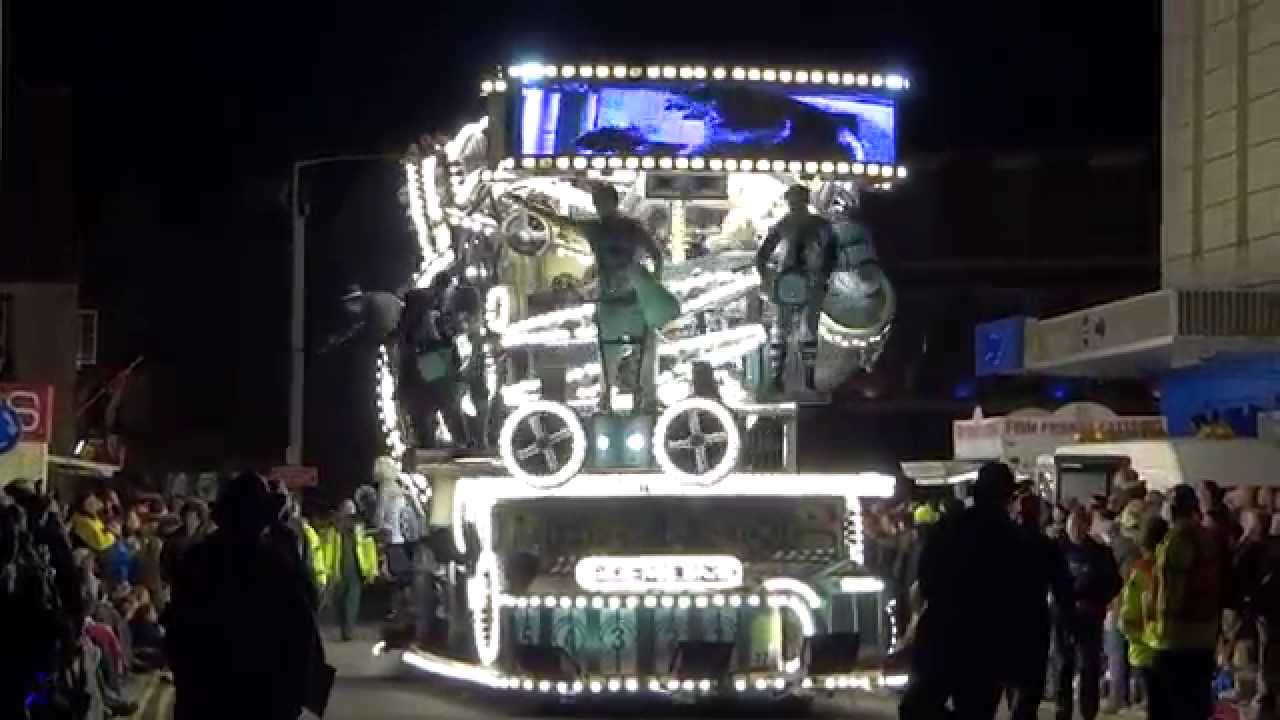 Gremlins CC Lights Camera Action Bridgwater Carnival 2015