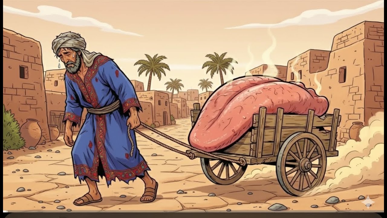قصة الرجل الفقير الذي ظلمه الملك، فألهمه الله بحيلة جعلت الملك ينهار ويعترف بجهله أمام المملكة كلها!