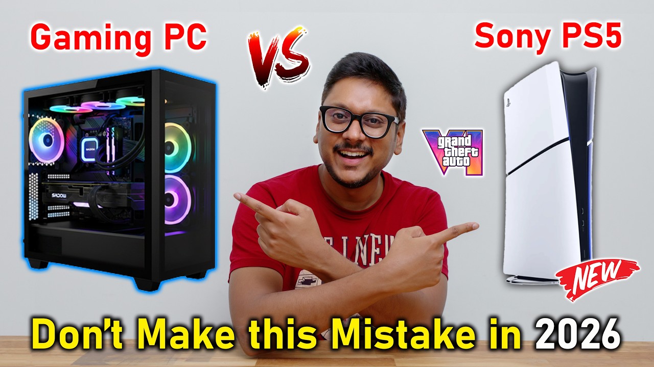 PS5 vs Gaming PC... What to Buy in 2026 ? 😱 Don't Make this Mistake !!🔥