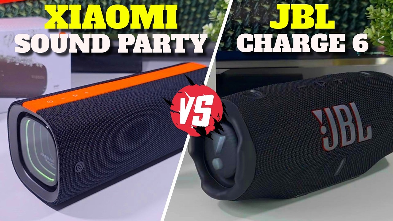 Сравнение басов JBL Charge 6 и XIAOMI Sound Party (настоящий звук)
