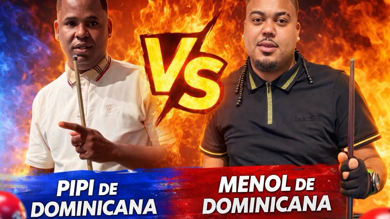 PIPI AZUA VS MENOL PUERTO PLATA - JUEGO DE BILLAR RD$150,000
