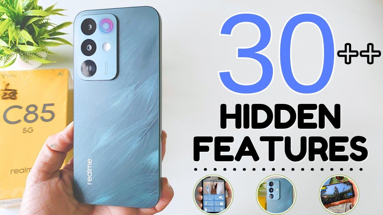 Советы и хитрости для Realme C85 5G | Скрытые функции Realme C85 5G: более 30 лучших
