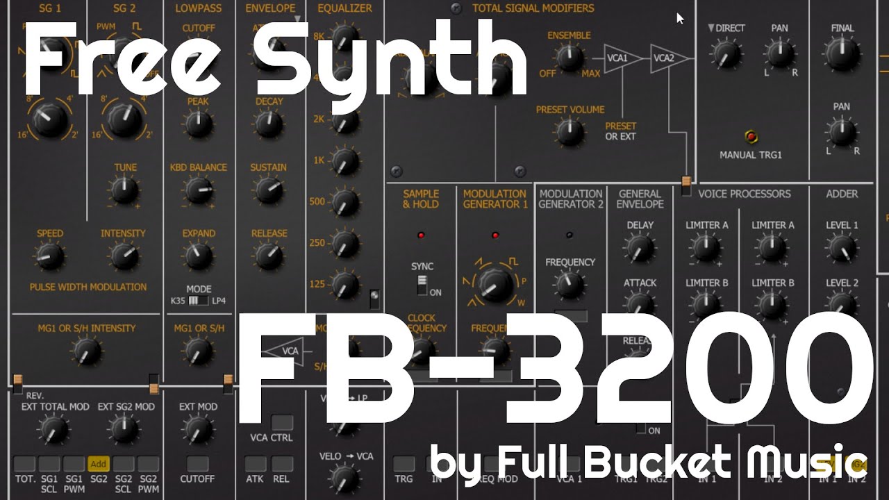 Free Synth - FB-3200 by Full Bucket Music (No Talking)