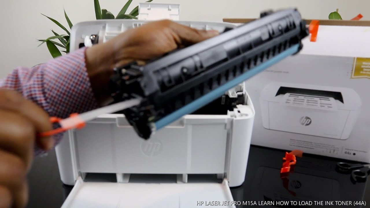 Замена тонер-картриджа HP LASER JET PRO M15A TONER (44A)