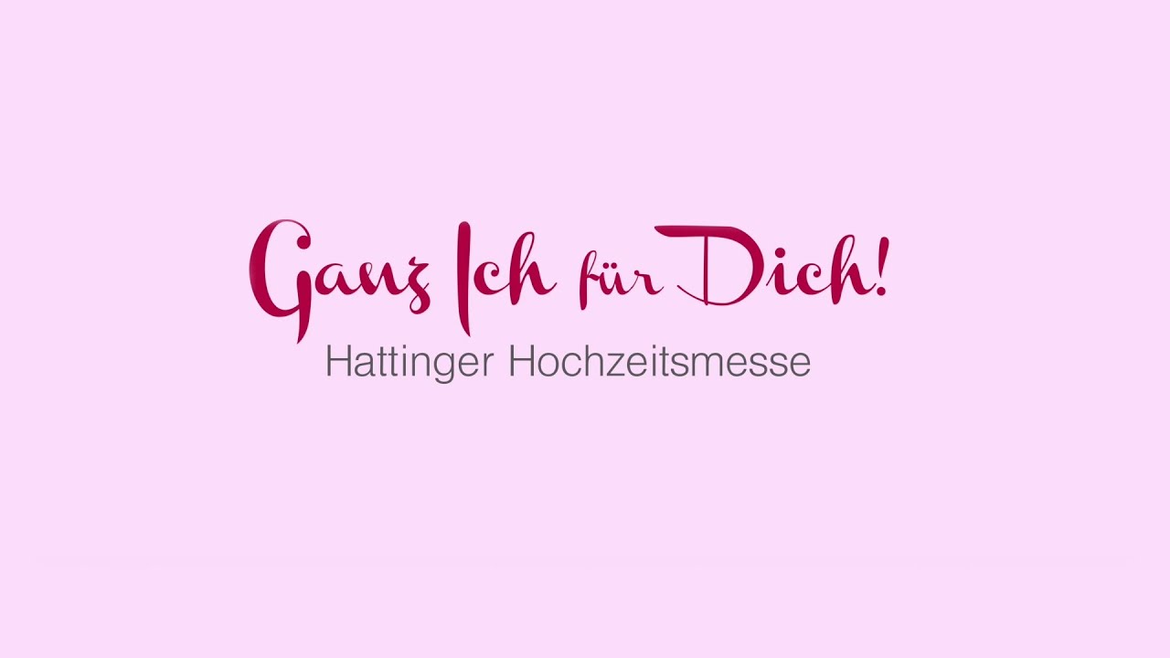 Ganz Ich für Dich - Hattinger Hochzeitsmesse 2015