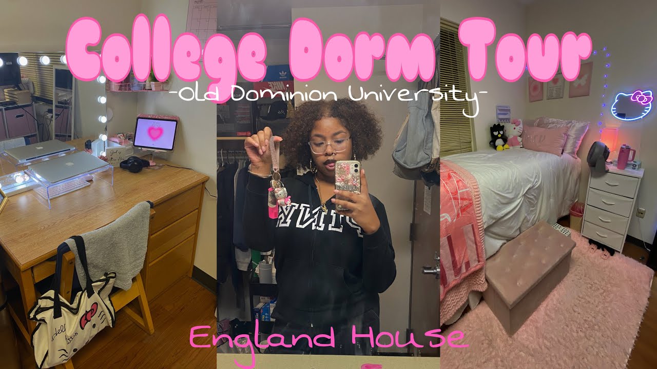 College Dorm Tour 2024 | Old Dominion University | England House || jalissaxo.