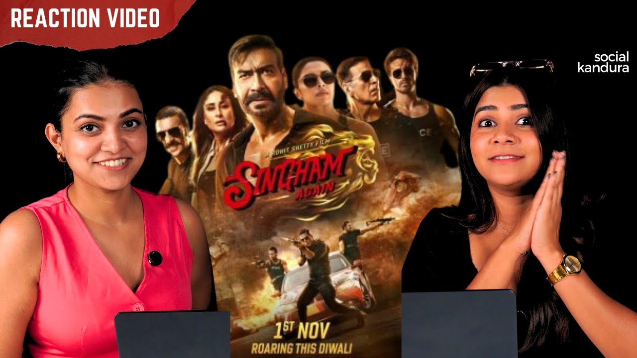Singham Again | Реакция на трейлер | Реакция Kandura в соцсетях | Рохит Шетти | Аджай Девган
