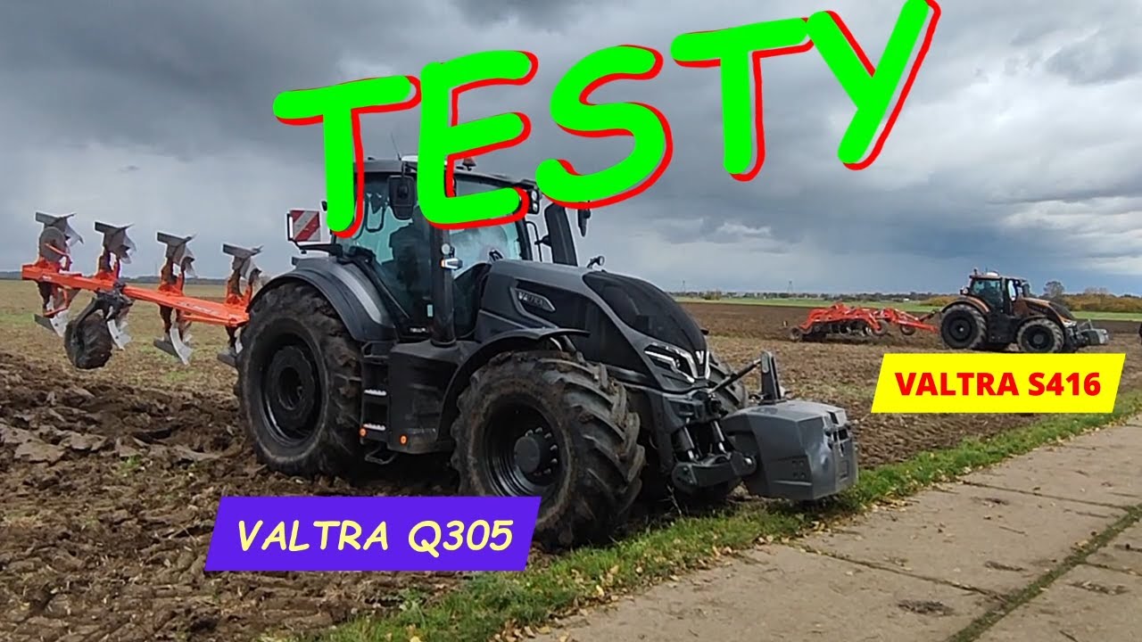 Testy Valtra Q305 i Valtra S416 / Stare Pole 2025 #starepole #traktor #rolnictwo #test #farming #diy