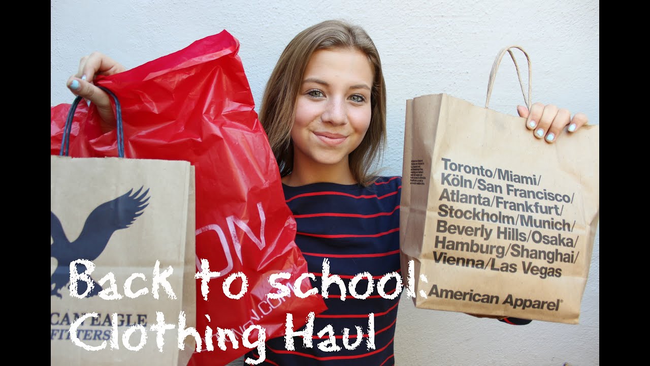 Back to School : Clothing Haul ♡