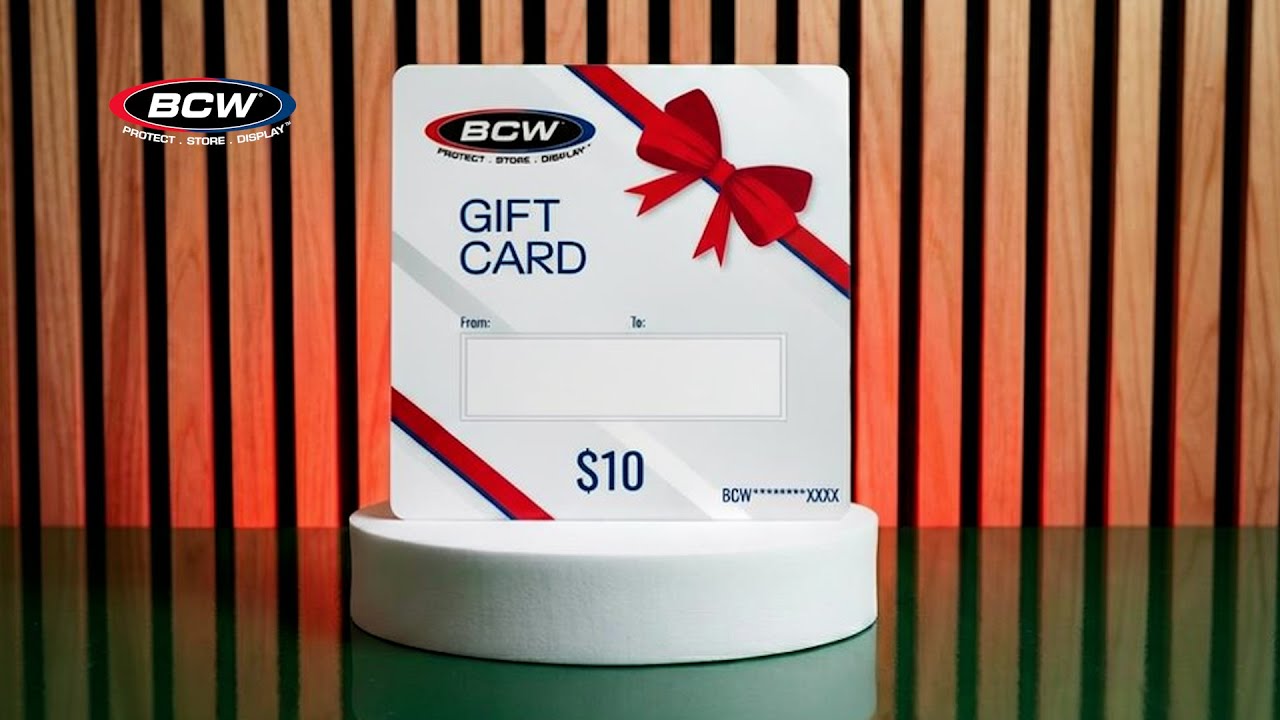 🎁 BCW Holiday Gift Cards &ndash; The Perfect Gift for Collectors!