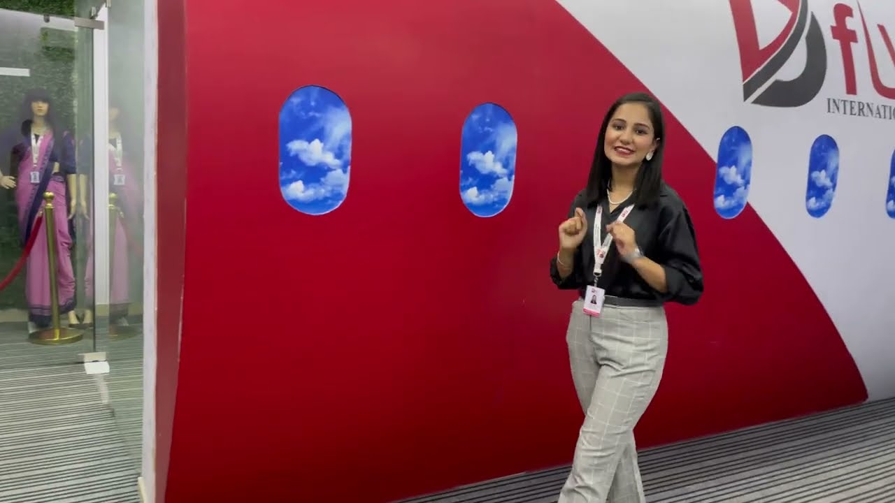 Dfly International Campus Visit | Best Air Hostess Training Institute In India | 7581005050