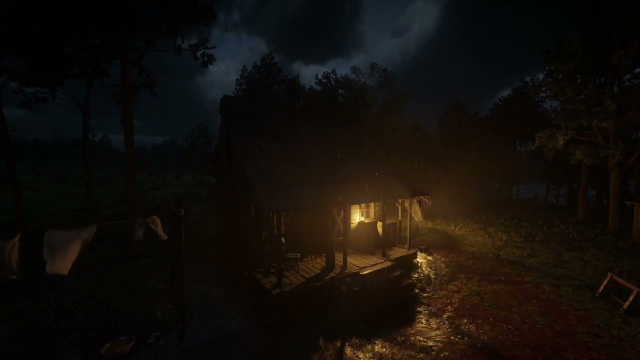 Heavy Rain and Stormy Night Ambience – Real Sounds for Sleep and Calm