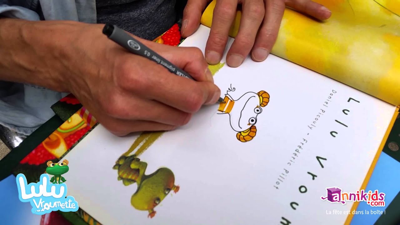 Frédéric Pillot dédicace Lulu Vroumette pour Annikids