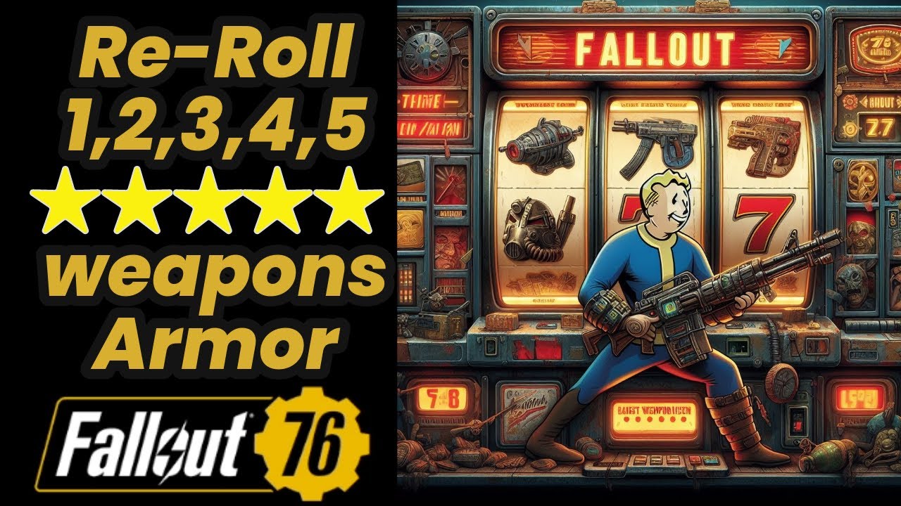 Re-Roll your Legendary Weapons & Armor in Fallout76 #fallout76